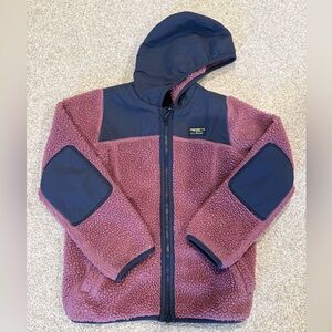 L.L. Bean Kids Sherpa Fleece Jacket - Rose Colored